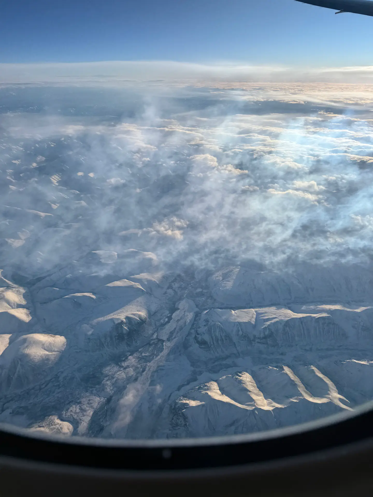 Northern Canada and Alaska from the plane