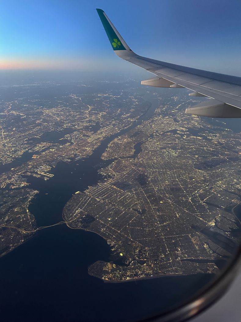 New York at dusk